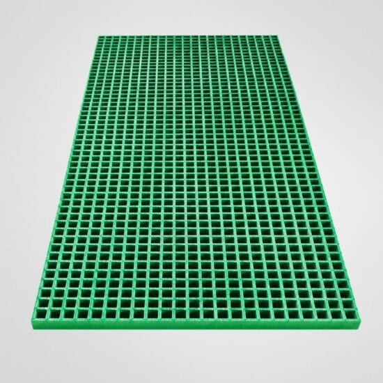 Grătar GRP antiderapant verde 2000 × 1000 mm
